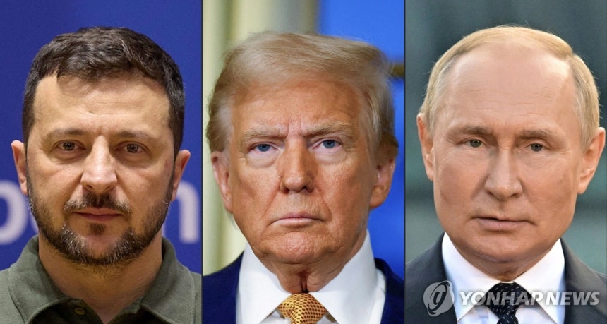 젤렌스키·트럼프·푸틴 대통령 [AFP 연합뉴스 자료사진.재배포 및 DB 금지]
