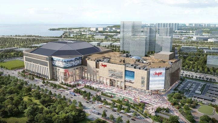 청라돔과 스타필드 [인천경제청 제공]