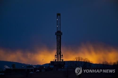 미 펜실베이니아주의 천연가스 시추 시설 [EPA 연합뉴스 자료사진.재판매 및 DB 금지]