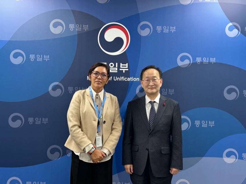 김남중 통일부 차관, 엘리자베스 살몬 유엔 북한인권특별보고관 접견
[통일부 제공. 재판매 및 DB 금지]