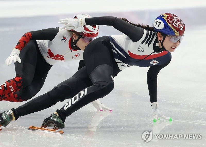 심석희의 쇼트트랙 활약상