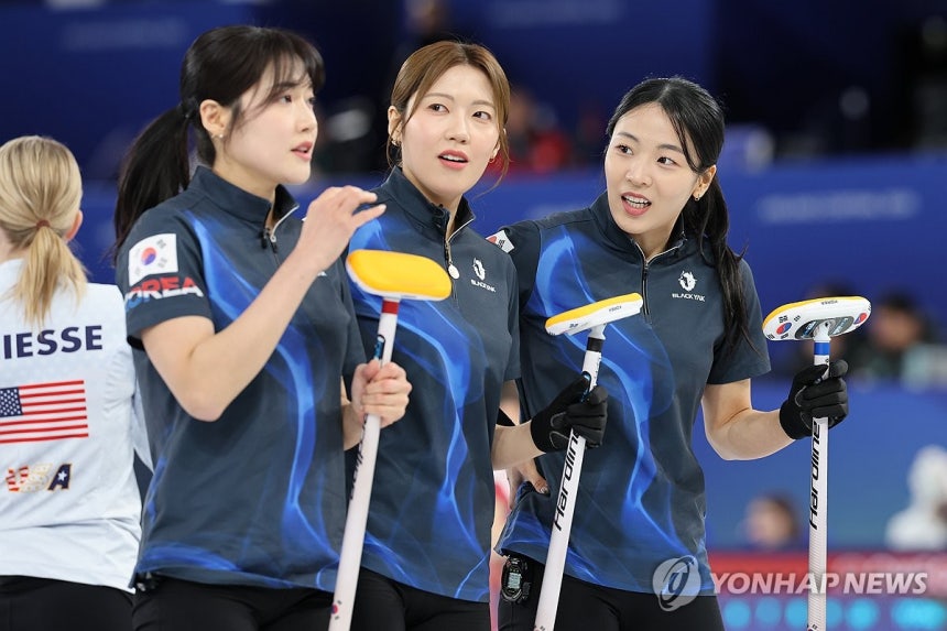 여자 컬링, 스위스에 패배하며 순위 위태롭다