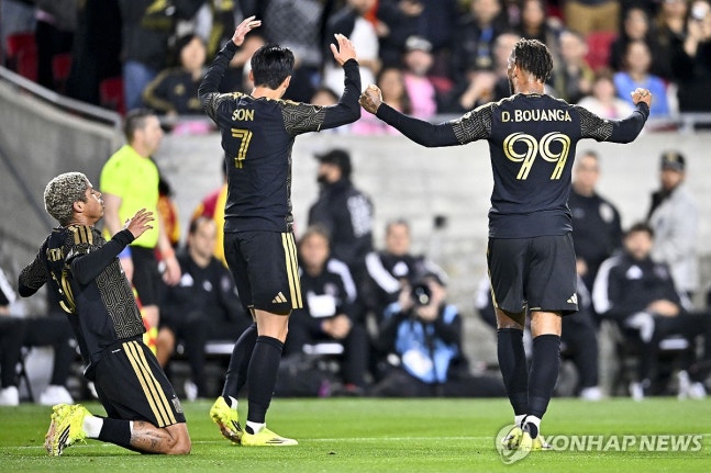 손흥민 도움으로 LAFC 승리