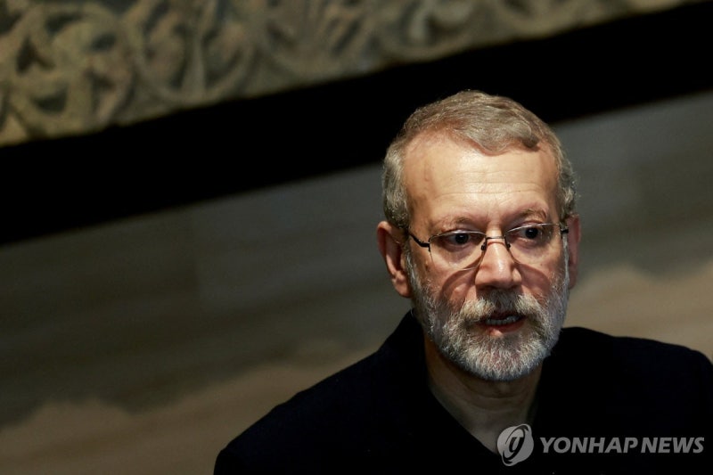 이란 실권자 라리자니 "미국과 협상 안한다" 항전의지 강조