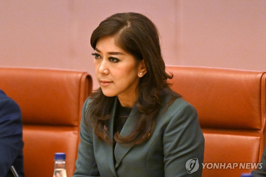 무티아 하피드 인도네시아 통신디지털부 장관
[EPA 연합뉴스 자료사진. 재판매 및 DB 금지]