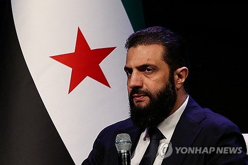 아메드 알샤라 시리아 임시대통령
[로이터 연합뉴스]