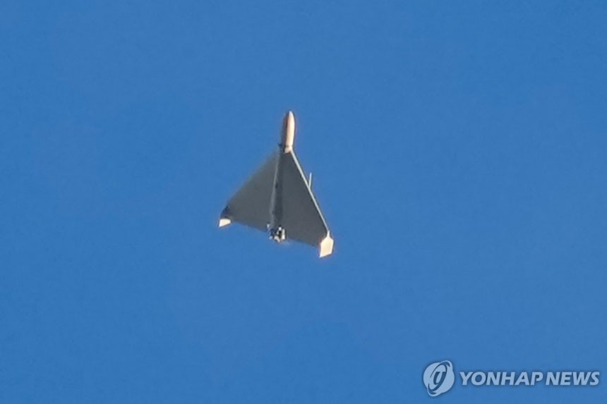 이란 샤헤드 드론 [AP=연합뉴스 자료사진.재판매 및 DB 금지]