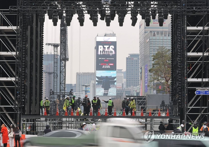 BTS 공연 준비, 