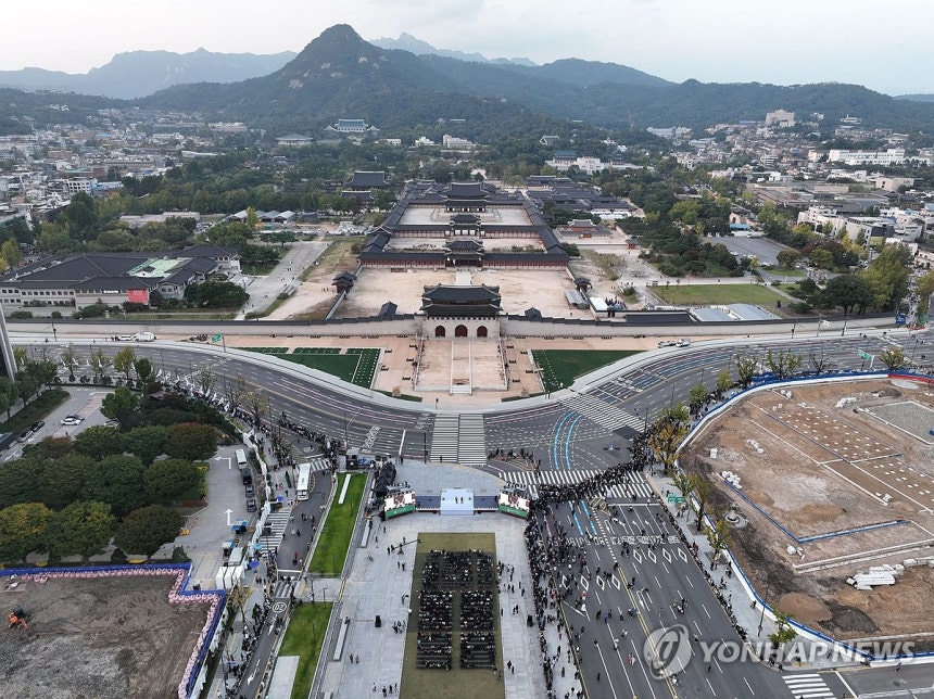 광화문 월대와 경복궁 모습 [연합뉴스 자료사진] 