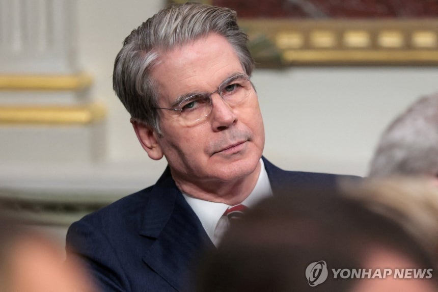 스콧 베센트 미 재무장관
[로이터=연합뉴스. 재판매 및 DB 금지]