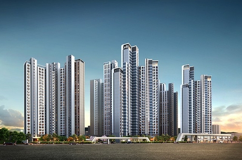 강동헤리티지자이 투시도 [출처: 강동헤리티지자이 홈페이지]