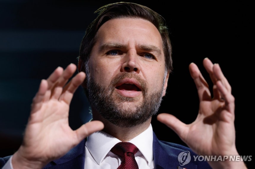 밴스 부통령 [AP 연합뉴스 자료사진.재판매 및 DB 금지]