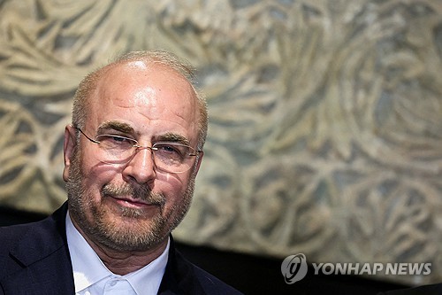 갈리바프 [로이터 연합뉴스.재판매 및 DB 금지]
