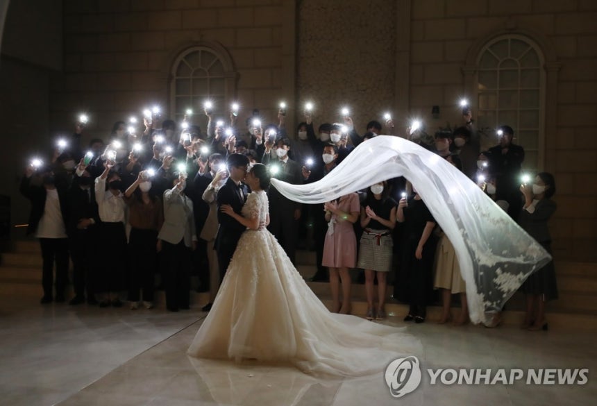 결혼식 모습
[연합뉴스 자료사진]