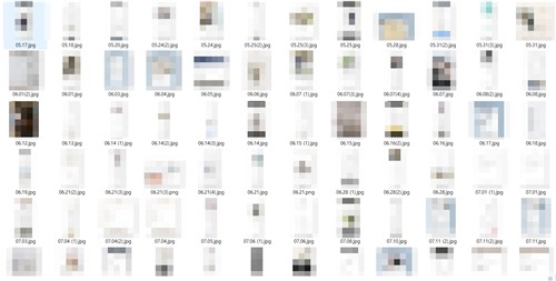 1천400명이 참여한 오픈채팅방에 공유된 약 300건의 경조사 자료 파일
[재판매 및 DB 금지]