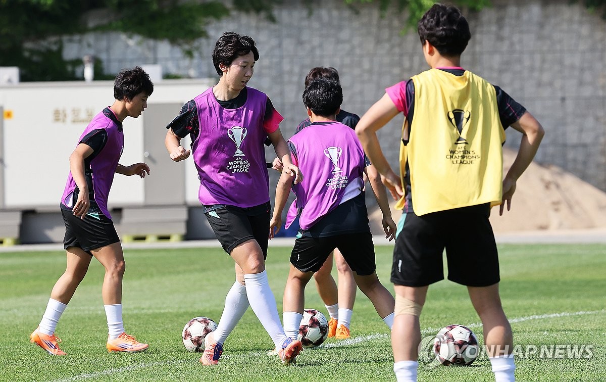 결승전 앞둔 <b>내고향여자축구단</b>