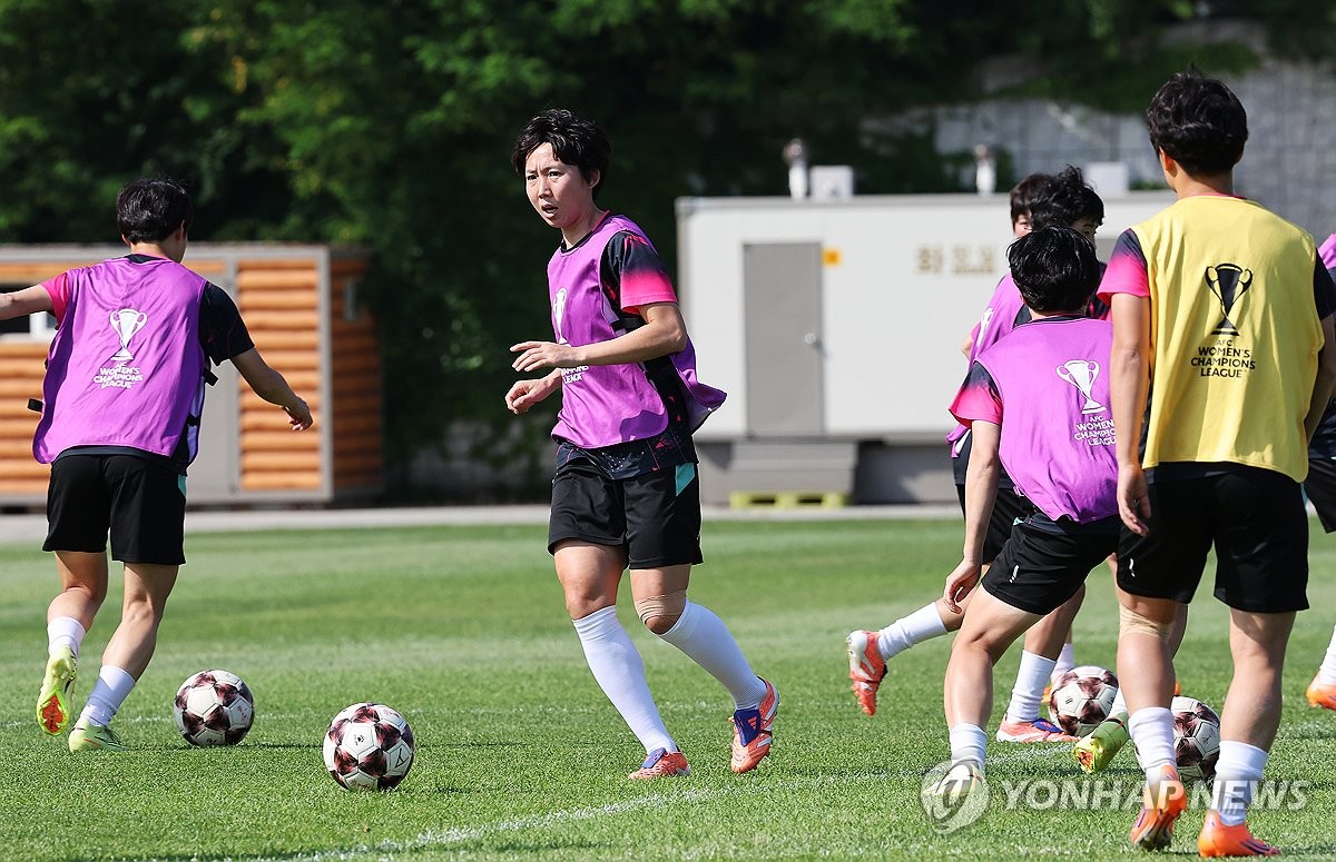 결승전 앞둔 <b>내고향여자축구단</b>