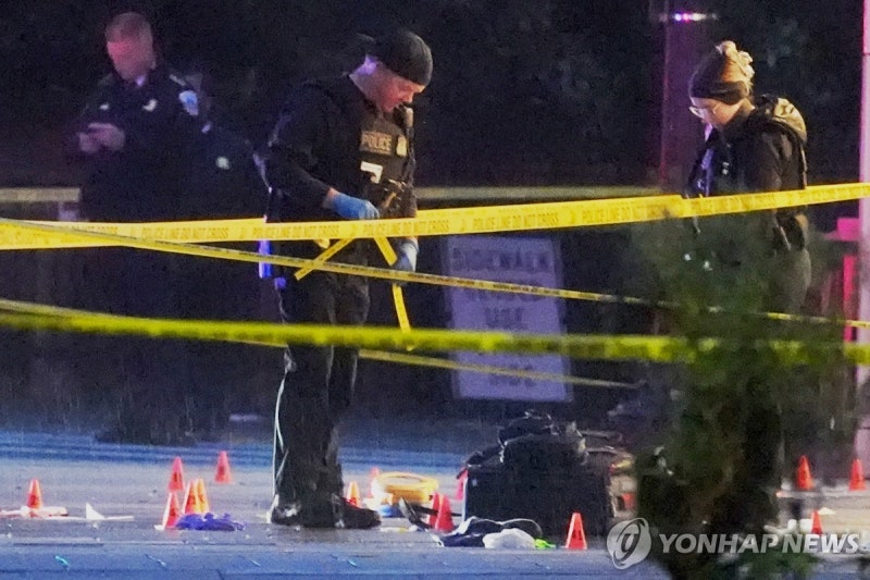 백악관 주변 삼엄한 경계