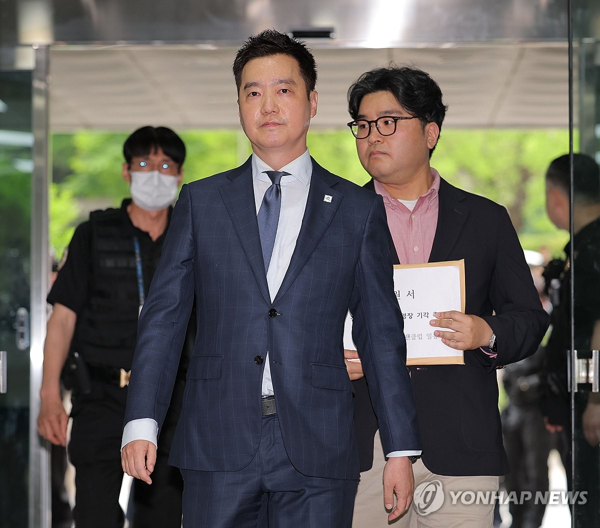 김세의 구속영장 실질심사 출석 연합뉴스