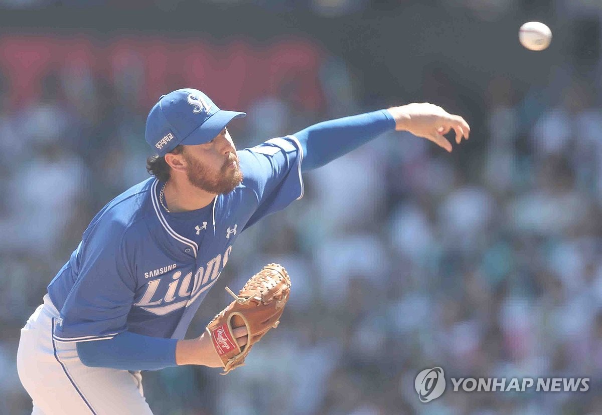 프로야구 <b>삼성</b>, 대체 선수 오러클린과 두 번째 계약 연장