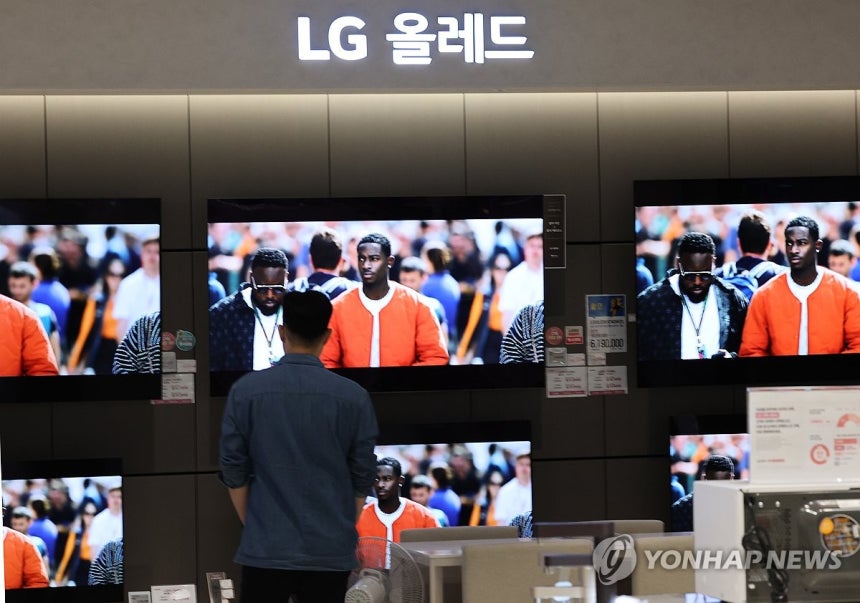 LG전자 TV [연합뉴스 자료사진]