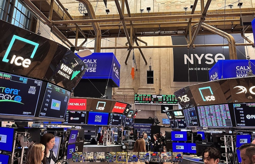 미국 뉴욕증권거래소(NYSE) 트레이딩 플로어 [연합뉴스 자료사진. 재판매 및 DB 금지]