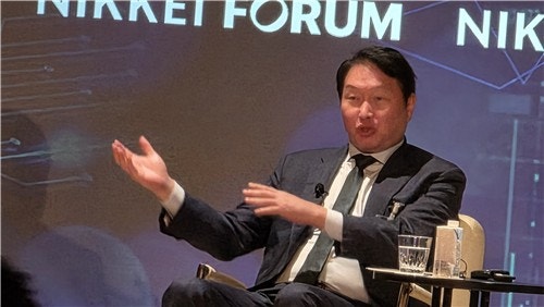<b>최태원</b> "<b>한일</b> 경제협력으로 국제사회 '룰 메이커' 돼야"