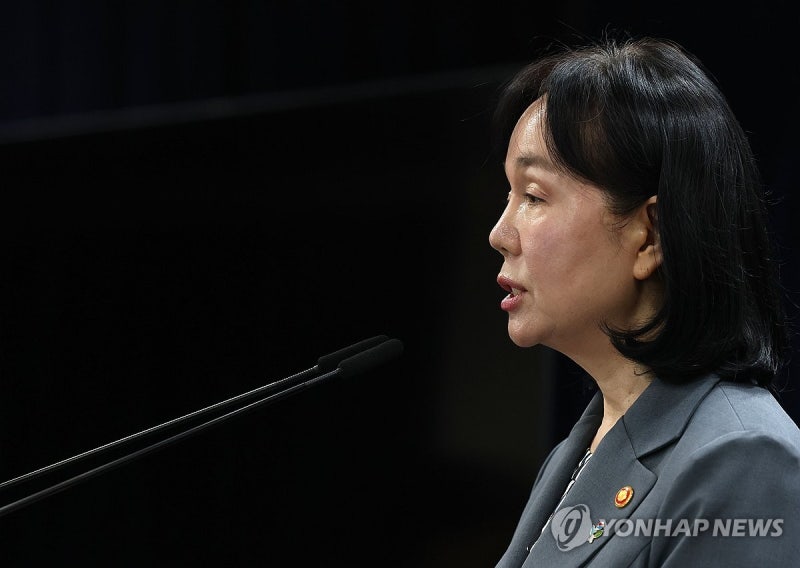 브리핑하는 <b>송경희</b> 개인정보<b>위원장</b>