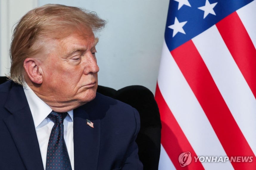 트럼프 대통령 [AFP=연합뉴스.재판매 및 DB 금지]