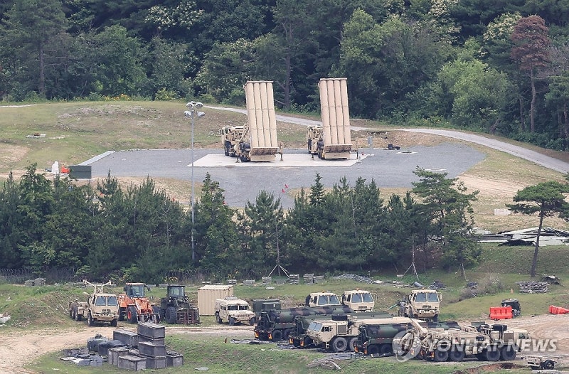 성주→오산 이동 주한미군 사드 발사차량 6대 모두 복귀