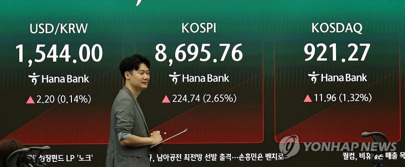 마이크론 훈풍에 다시 불붙은 반도체…한때 9천피 탈환(종합)