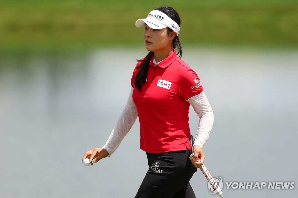 <b>윤이나</b>, LPGA 메이저 여자 PGA챔피언십 첫날 63타 불꽃타