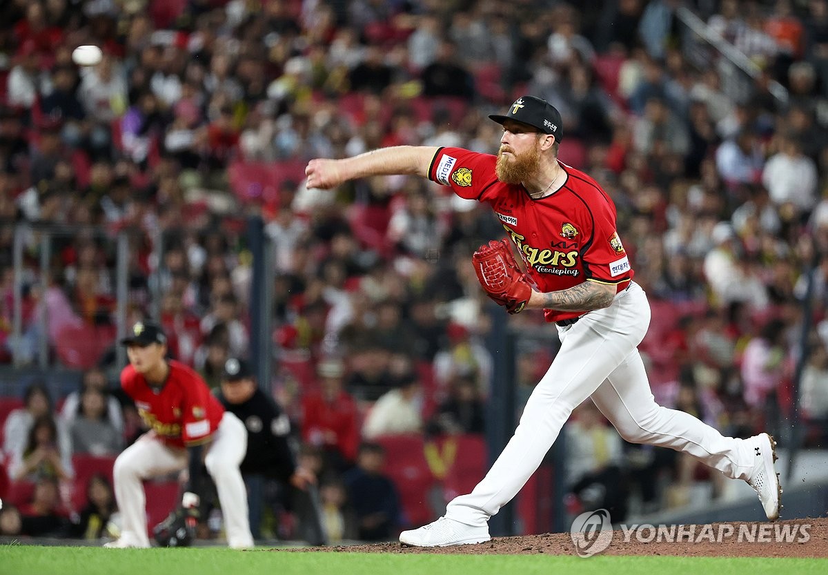 '다승 1위' KIA 올러, 30일 SSG전 등판 후 휴식…체력 관리 차원