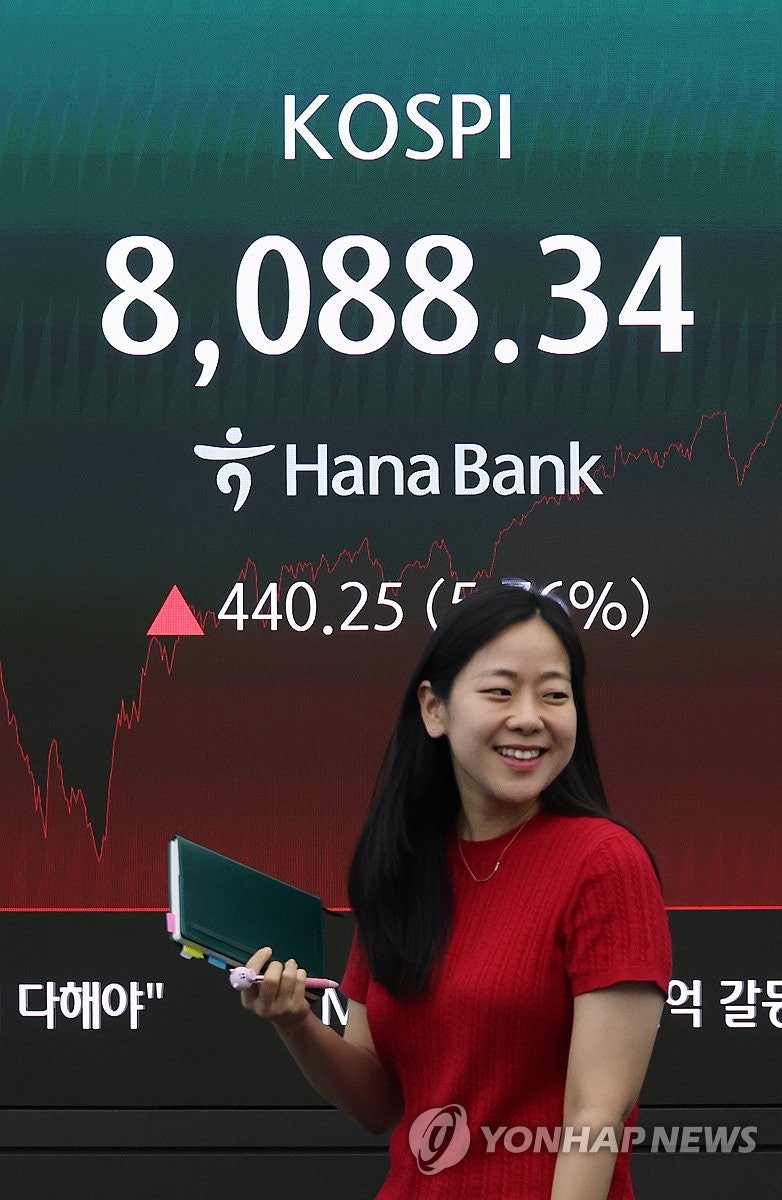 코스피 8,000선 회복
