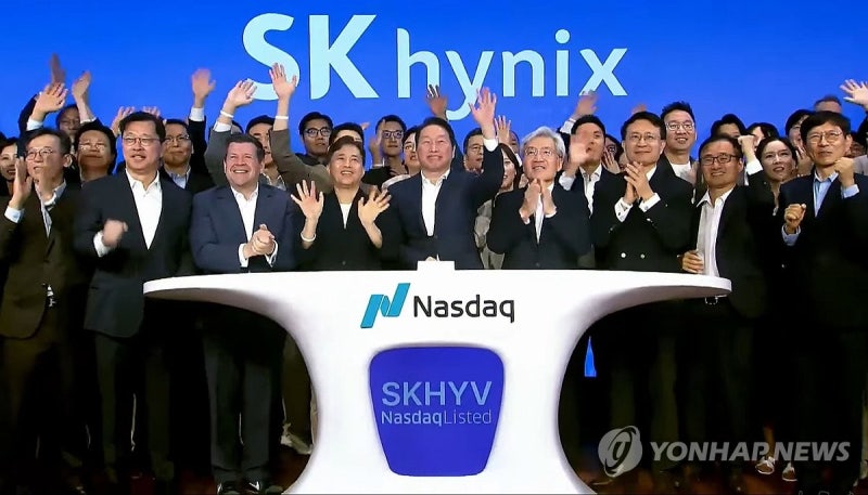 "'나스닥' SK하이닉스, 180달러 출발 예상…공모가 대비 20%↑"
