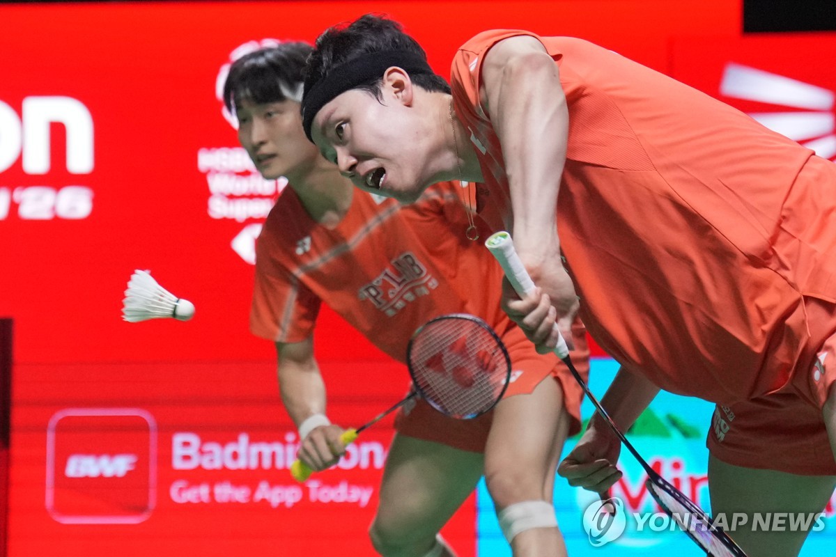 <b>배드민턴</b> 세계 1위 서승재·김원호 <b>일본오픈</b> 준우승…2연패 무산