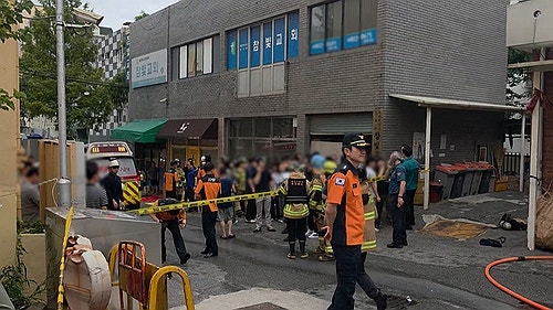 관리규약 회의가 참사로…아파트 <b>관리실</b> 방화 폭발, 8명 부상(종합4보)