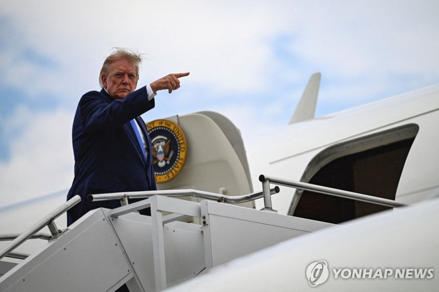 트럼프 대통령 [로이터=연합뉴스.재판매 및 DB 금지]