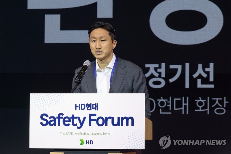 HD현대 정기선, <b>정몽준 지분</b> 3.54％ <b>증여</b>받아…2대 주주 올라서
