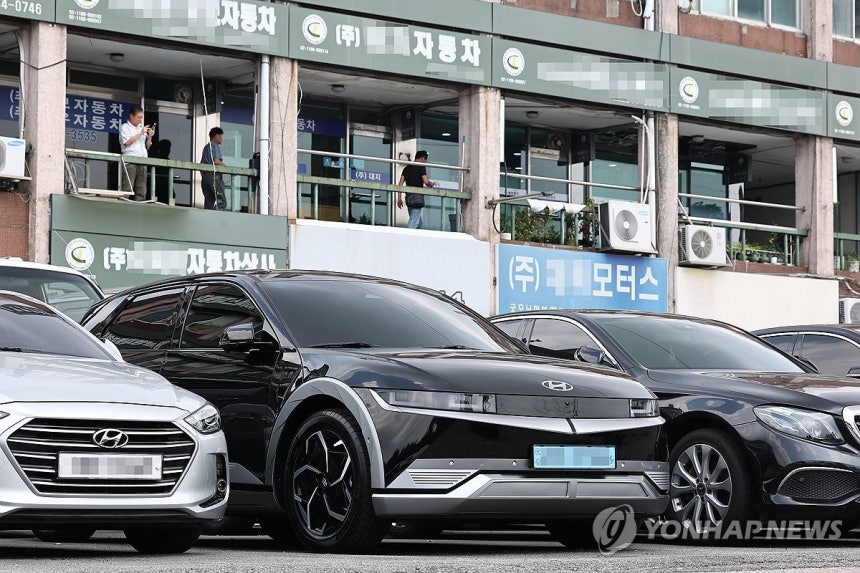 서울 장안평중고차매매시장<br/>
[연합뉴스 자료사진]