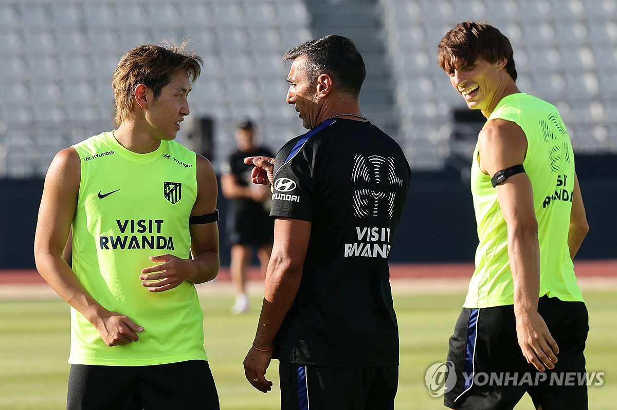 이강인, AT<b>마드리드</b>에 적응 중