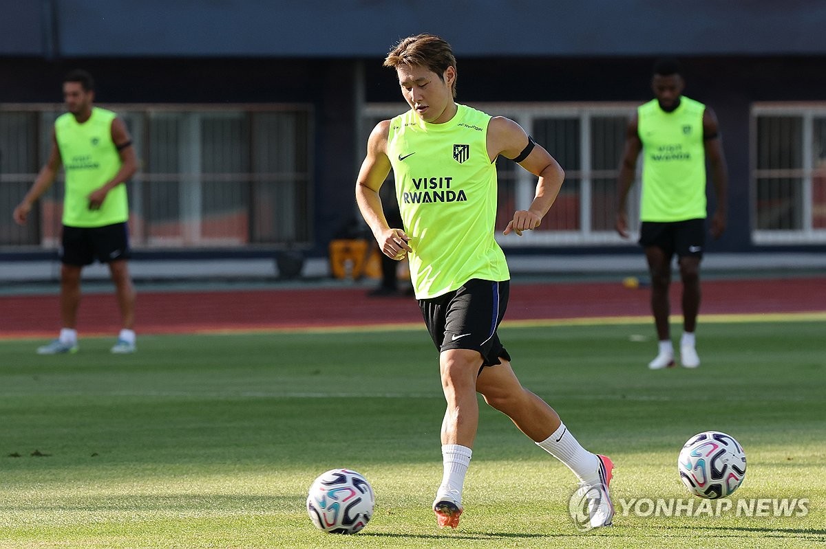 이강인, AT<b>마드리드</b>에 적응 중