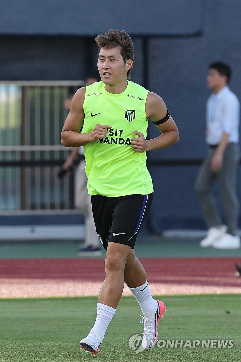 이강인, AT<b>마드리드</b>에 적응 중