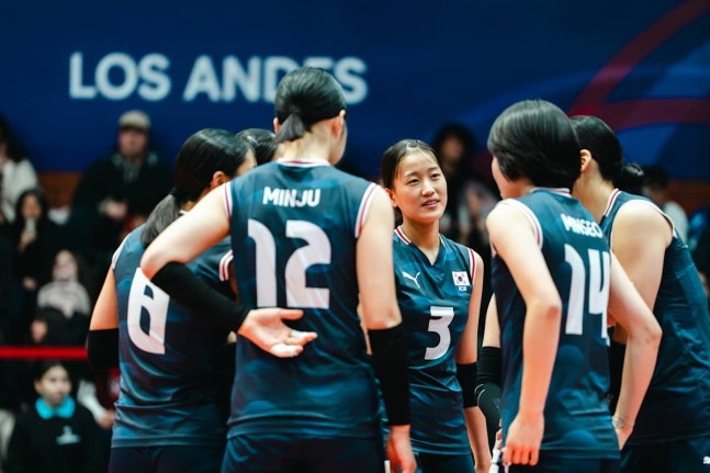U-17 여자배구 대표팀[국제배구연맹(FIVB) 홈페이지 캡처. 재판매 및 DB 금지]