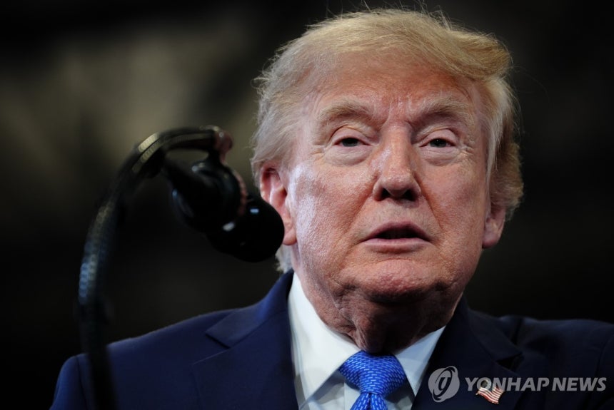 도널드 트럼프 미국 대통령 [AP=연합뉴스.재판매 및 DB 금지]