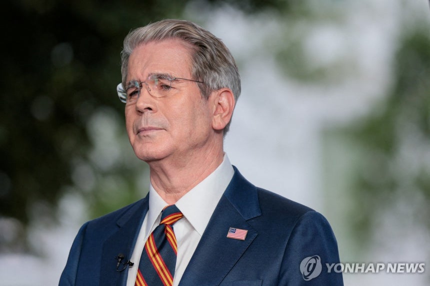 베선트 재무장관 [로이터=연합뉴스.재판매 및 DB 금지]