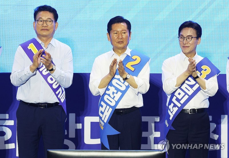 金 승리 쐐기냐, 鄭 대역전극이냐…오늘 서울·경기 與<b>경선</b> 주목