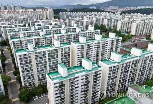 대전 둔산동 아파트 단지 [연합뉴스 자료사진] 
