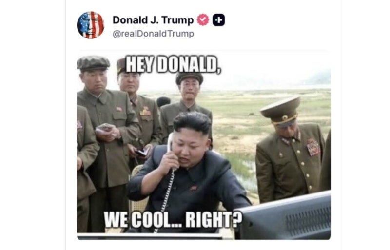 <b>트럼프</b> "김정은, 북미<b>대화 요청</b>에 응답"…시점·내용은 함구(종합2보)