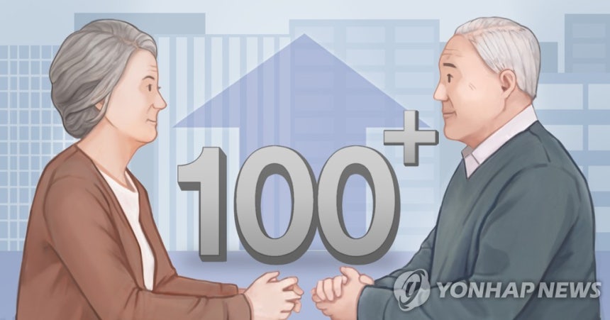 100세 이상 인구 (PG)
[홍소영 제작] 일러스트
